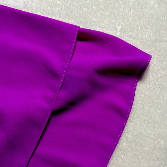 Purple spaghetti strips Top-Fabric Crep’ - Picture 2 of 6